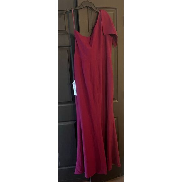 Dress the Population  Georgina Asymmetrical Bow Neckline - XXL (14-16) - Picture 3 of 6